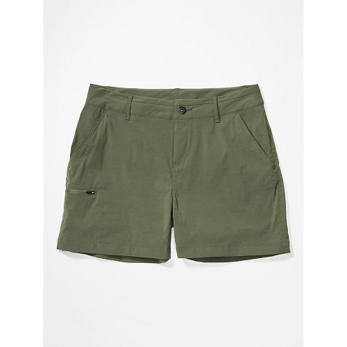 Marmot Raina 5 Pants - Womens Shorts Green CA6973182 Canada